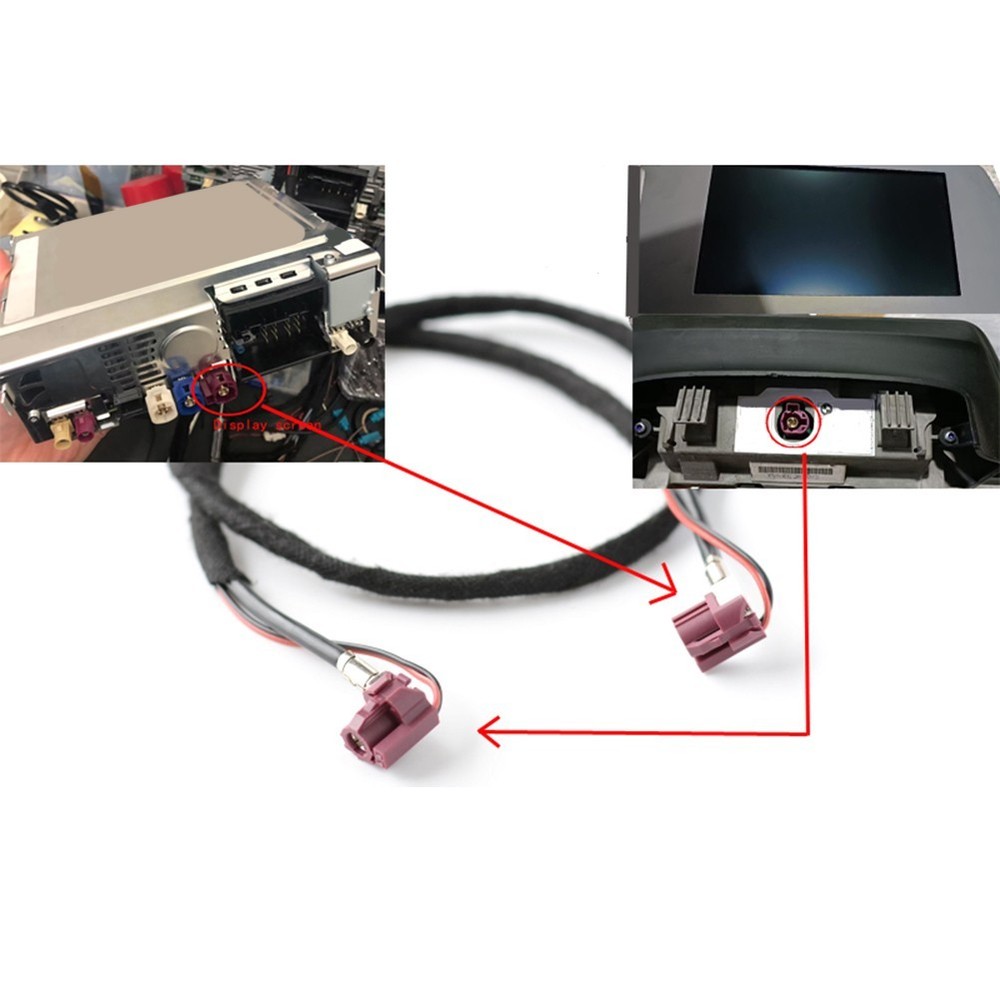 12V Video Connection Cable for BMW For EVO Host Reliable for Easy Setup