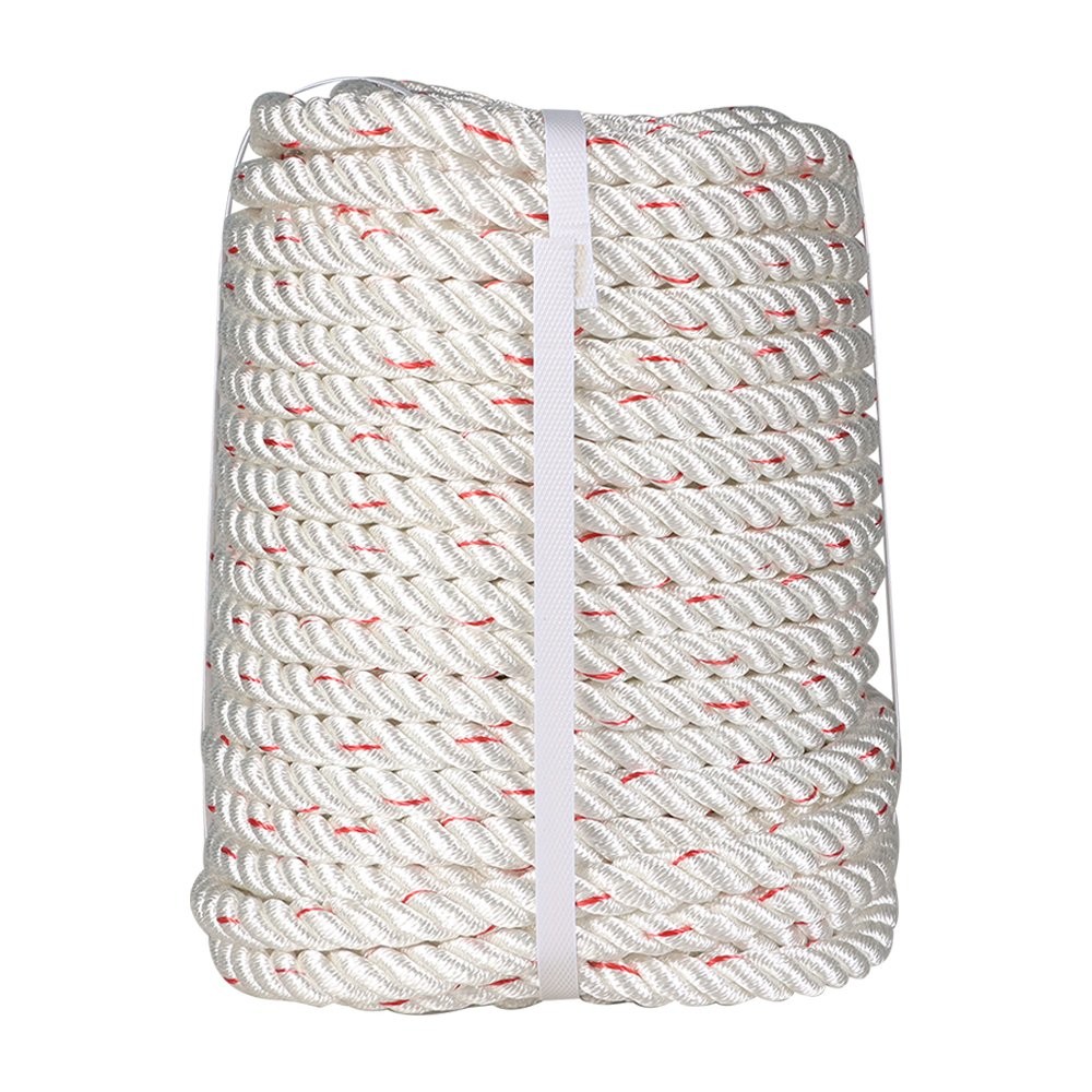 1/2"×150' 5850Lbs Double Braid Polyester Arborist Bull Rope Pulling Rigging Line