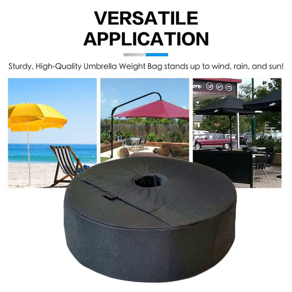 18" Round Weight Sand Bag for Outdoor Umbrella Garden Base Holder bag USAA NEW##
