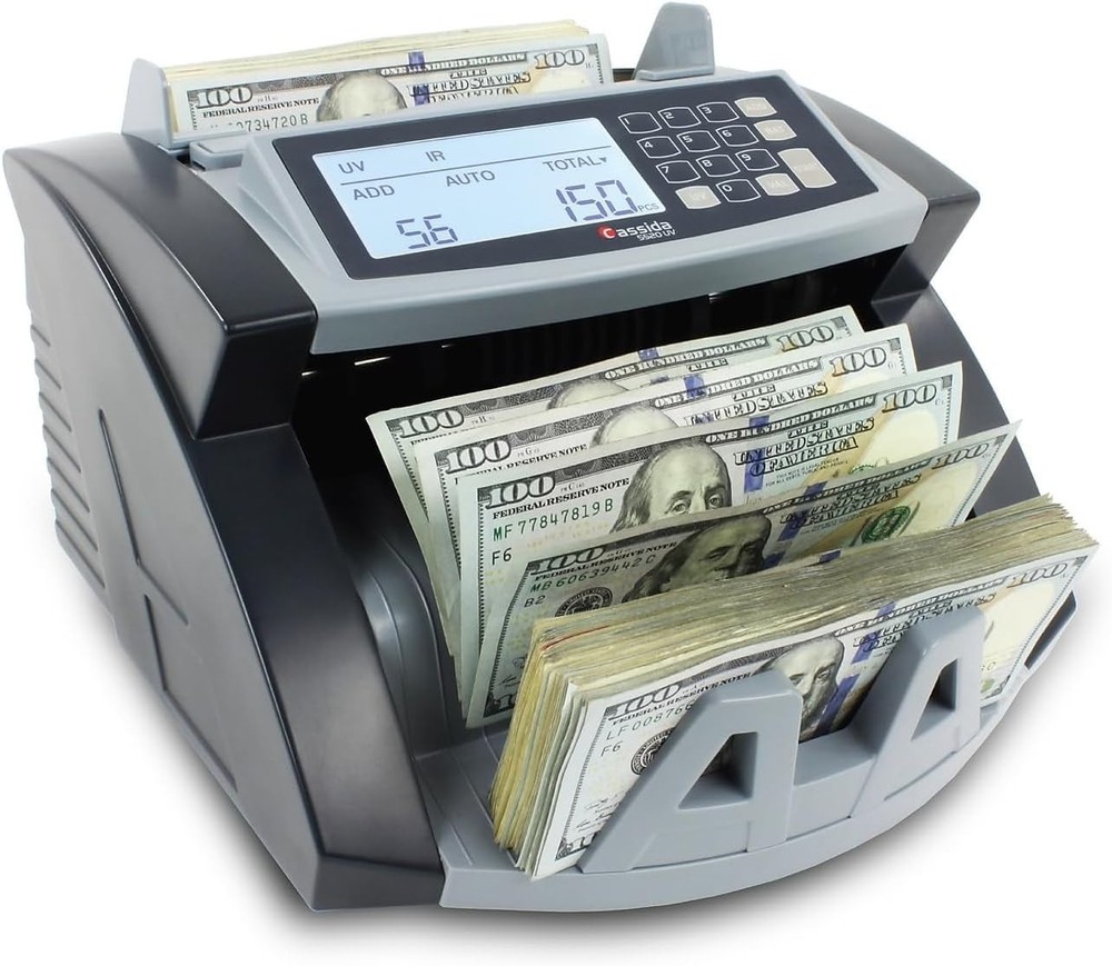 Efficient 5520 UV Money Counting Machine with Large LCD & Multi-Mode Operation