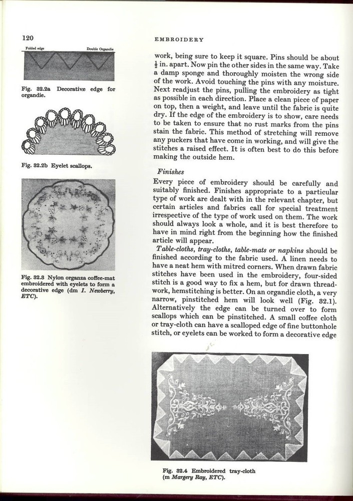 Violet M. Endacott "Design In Embroidery" 1963 Sewing Needlepoint Pattern Book