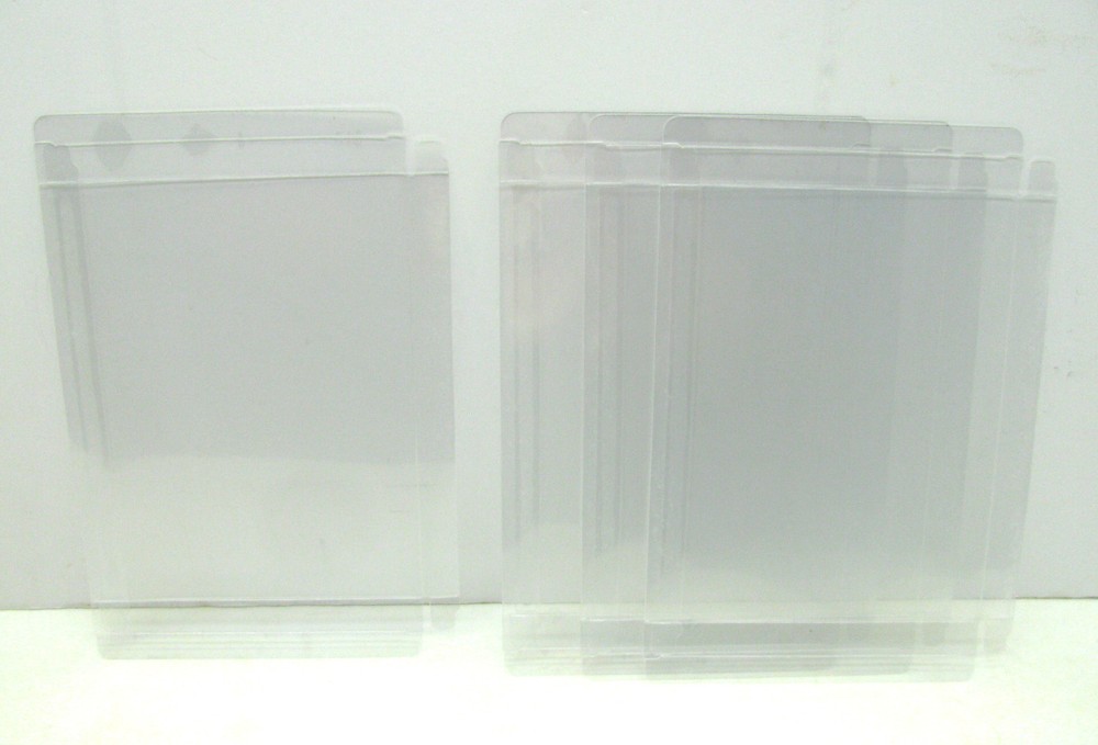 1X MICROSOFT XBOX CIB GAME -CLEAR PLASTIC PROTECTIVE BOX PROTECTORS CASE SLEEVE