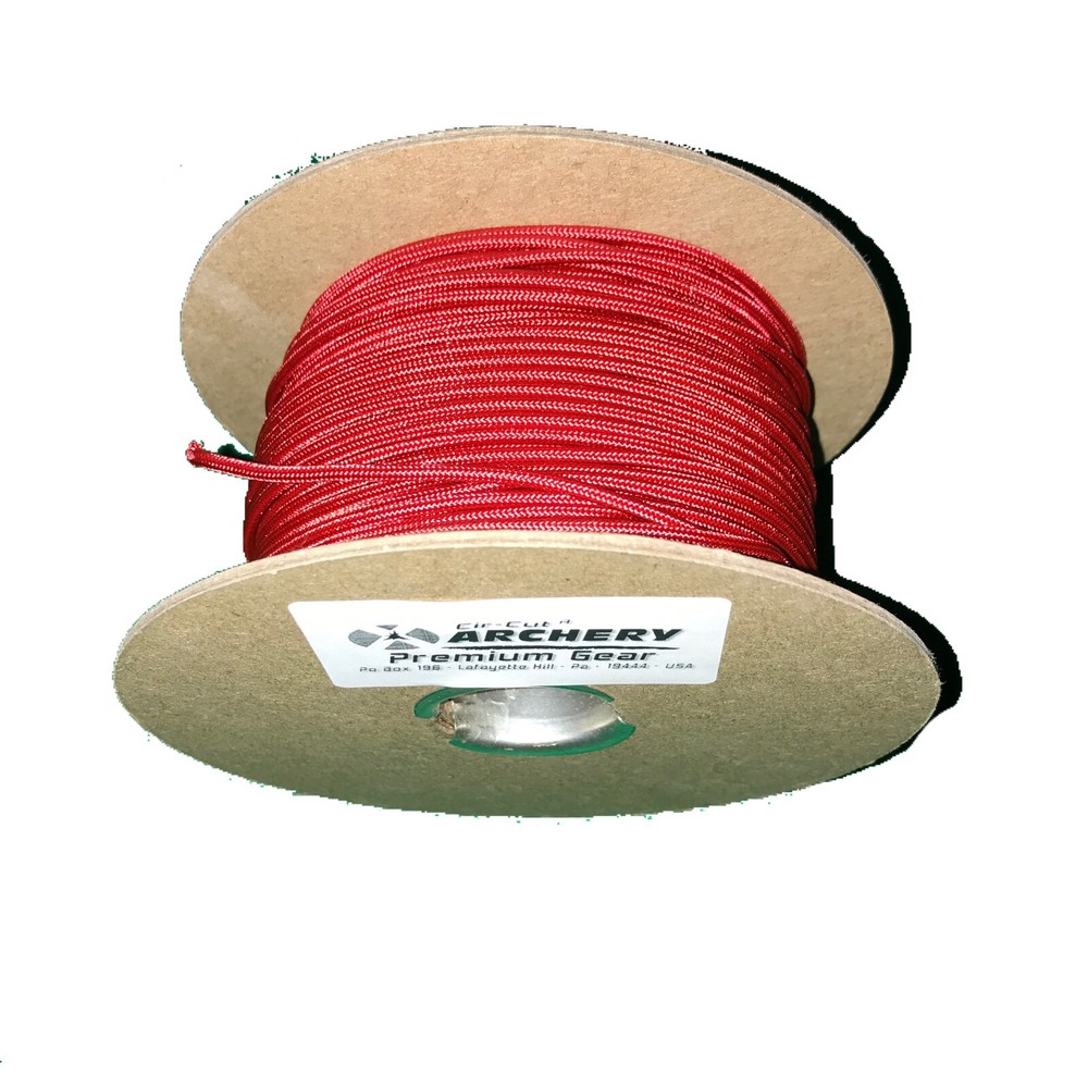 3', 6', 9', 12', 15' - RED - D Loop Cir-Cut Rope Material ARCHERY Release BOW