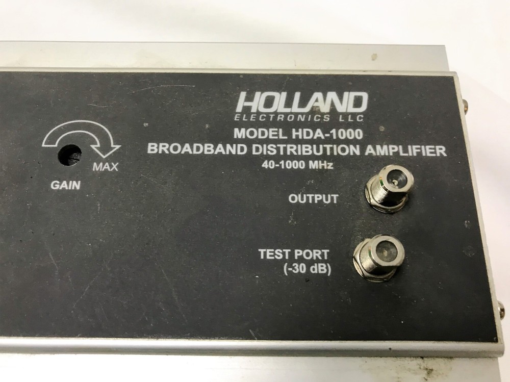 Holland Electronics LLC Model HDA-1000 Broadband Distribution Amplifier