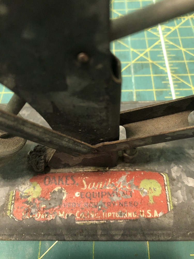 Antique Metal Egg Scale