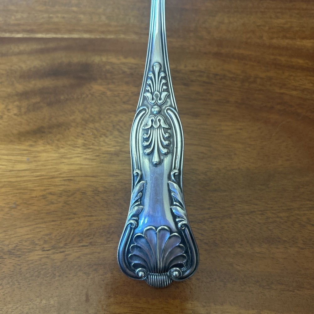 Vintage Reed And Barton Silver Plated Punch Bowl Ladle 12” Holds 1/2 Cup Liquid