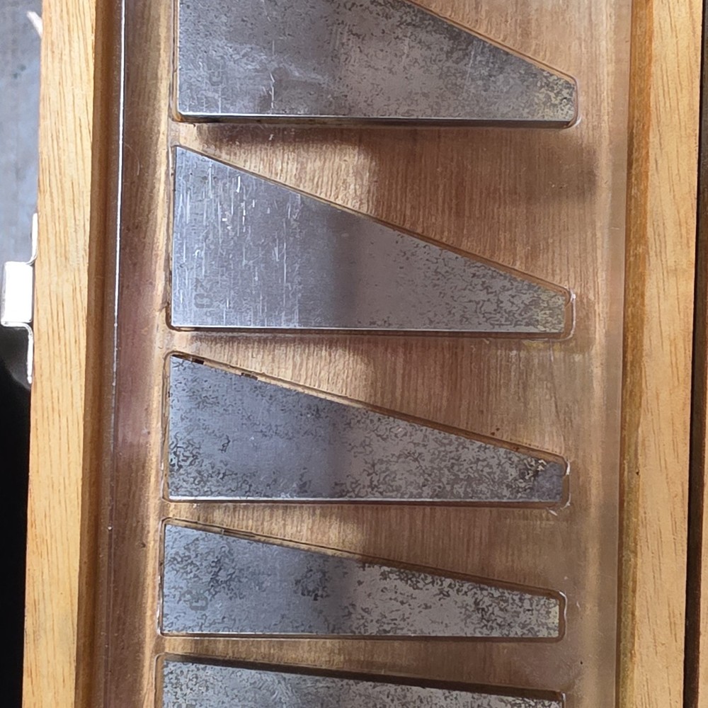 Set of Steel Adjustable Angle Blocks, Angle Shape