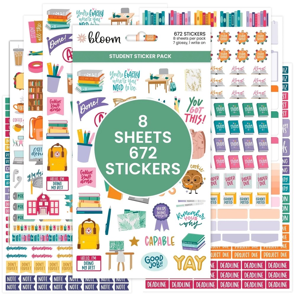 Planner Stickers | Student Pack