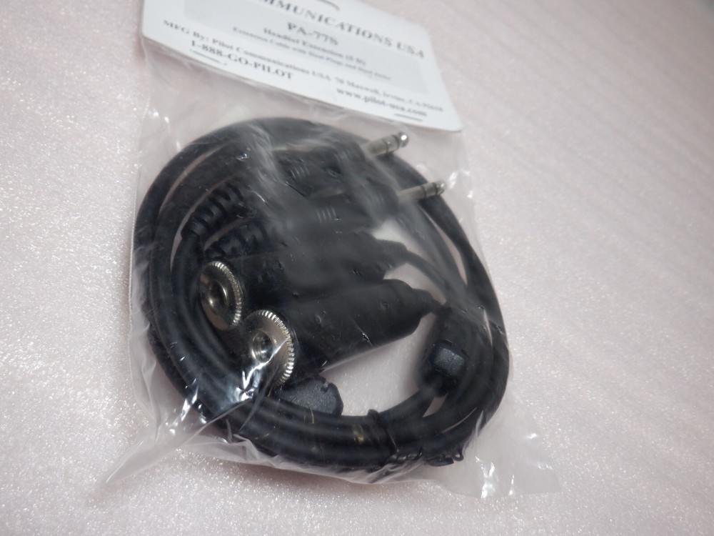 PILOT COMMUNICATIONS 5FT HEADSET EXTENSION