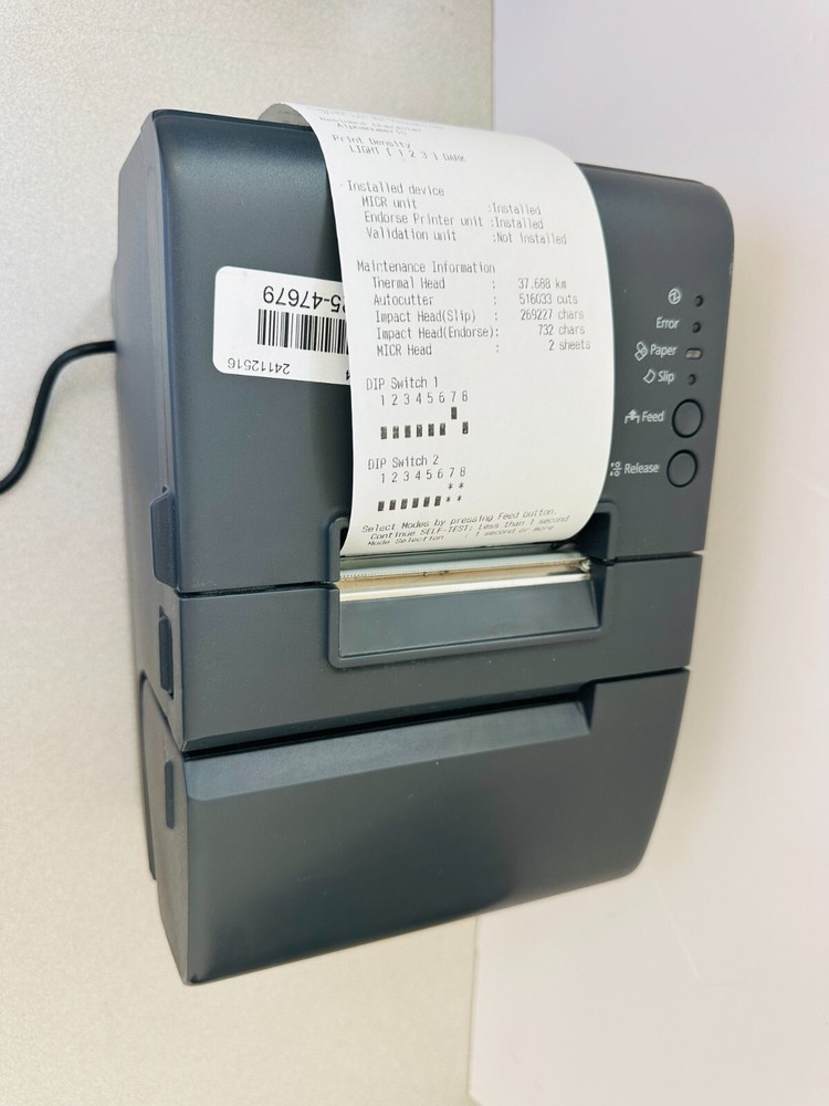 Epson TM-H6000V Multi-Function Thermal POS Receipt Printer M253B - TESTED