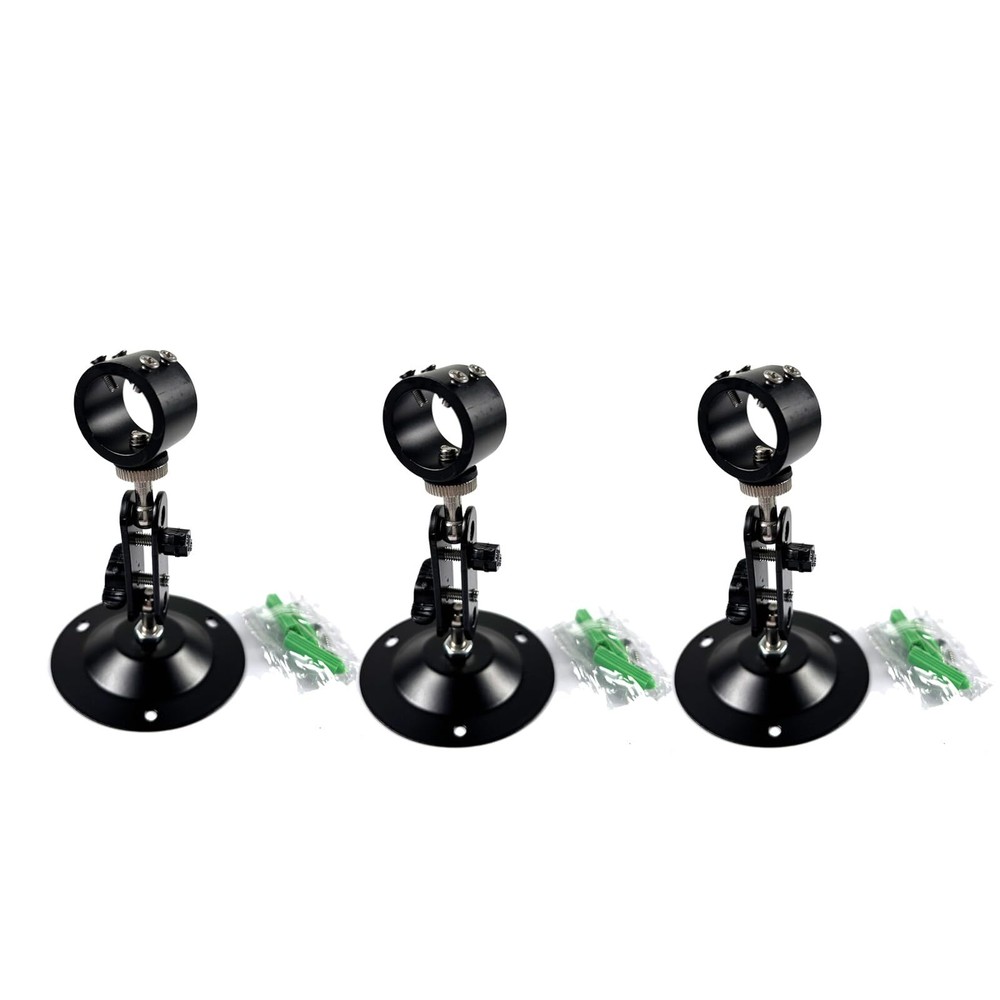 Laser Module Brackets 360-Degree Adjustable Positioning Bracket Black Alumina...