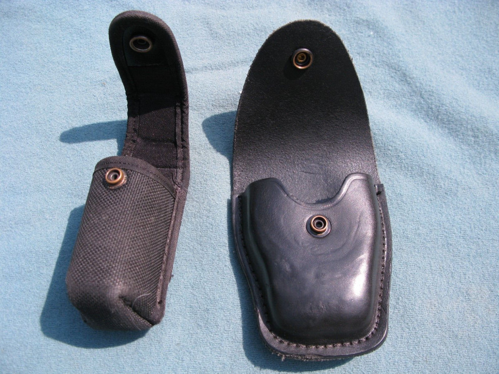 Handcuff case, Jay-Pee, Leather, Black and Perfect Fit Clip Case