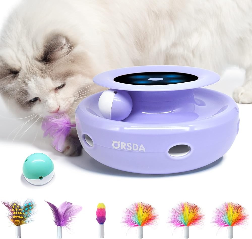Feathers Replacement ONLY Interactive Cat Toys