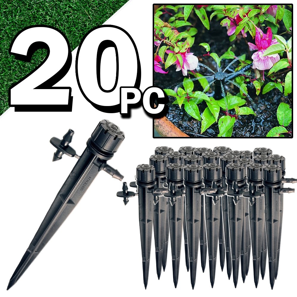 20 Antelco Drip Irrigation Spike Flow Control Dripper Micro Irrigation Systems