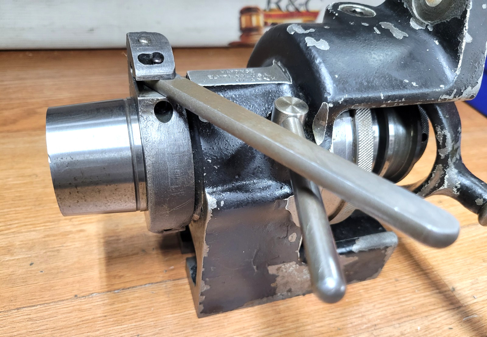 HARDINGE 5C HORIZONTAL / VERTICAL COLLET INDEXER HV-4N W/HARDINGE TAPER LOCK