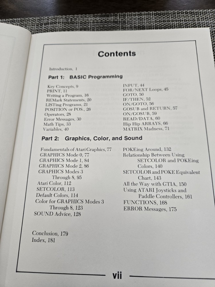 Inside Atari Basic By Bill Carris Manual 1983