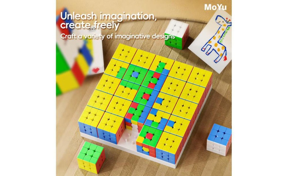 MoYu Mosaic Cube Bundle (Mini Cubes) Great for mosaic art, Bulk set
