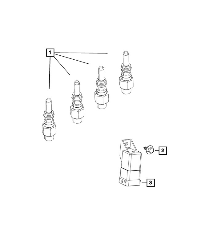 Genuine Mopar Glow Plug Module 68167867AA