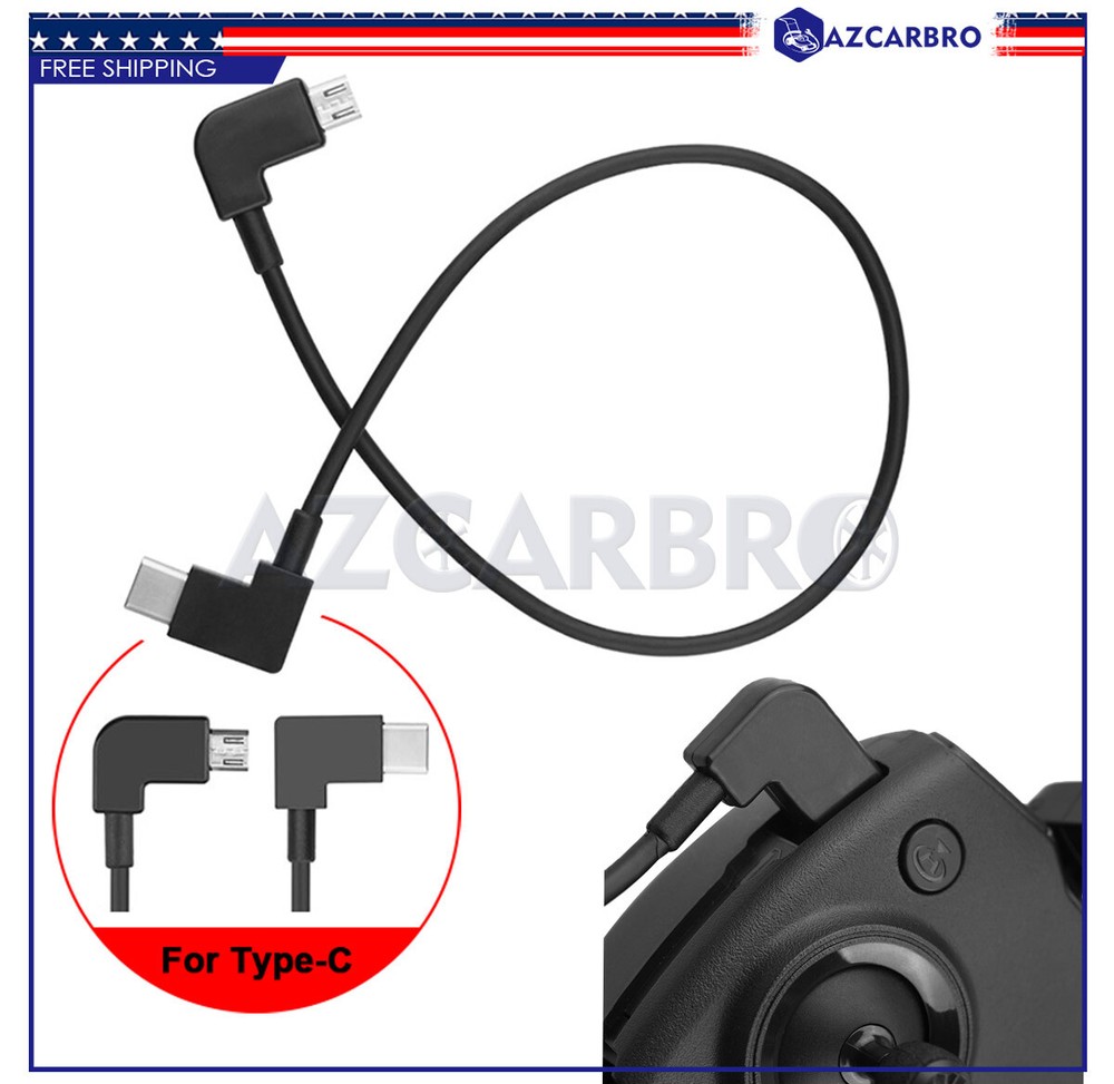 OTG Micro USB Type-C Cable Data Cord For DJI Mavic 2 Pro/Zoom Remote Controller