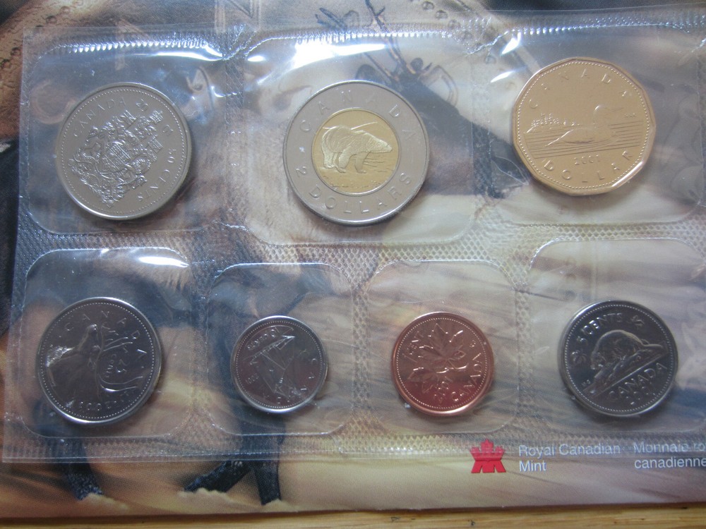 2001 Canada PL Set. Original Mint Packing. UNC RJ