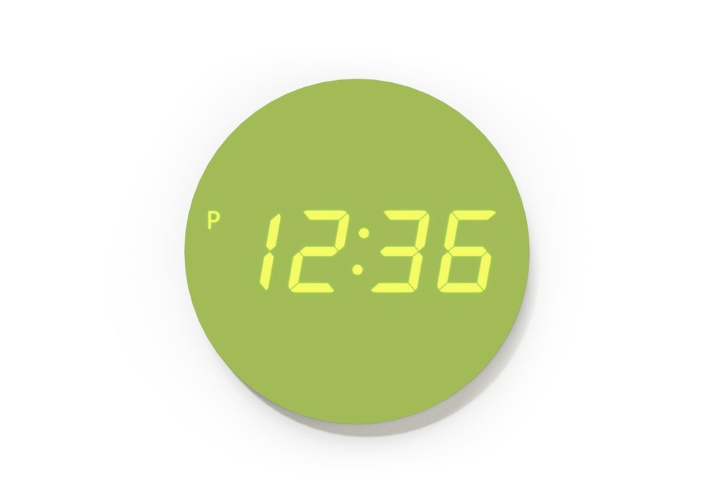 mooas Crayon Mini Digital Wall Clock, Modern Night Light Digital Desk Clock, ...