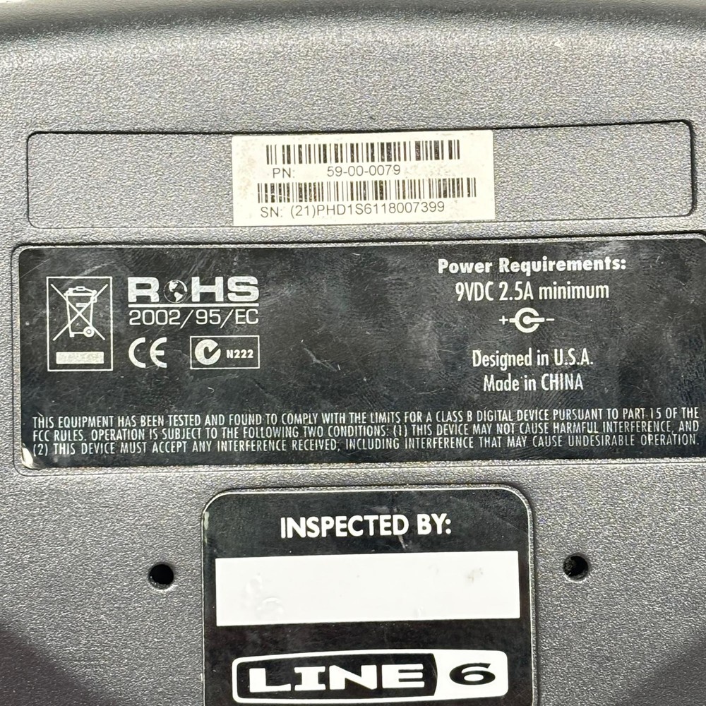 Line 6 POD HD Desktop Guitar Multi-Effects Processor - Power Adapter