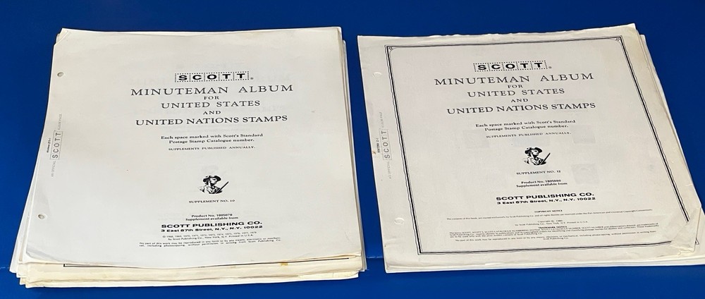 SCOTT Minuteman Album United States & United Nations Stamps - Supplement #10 #12