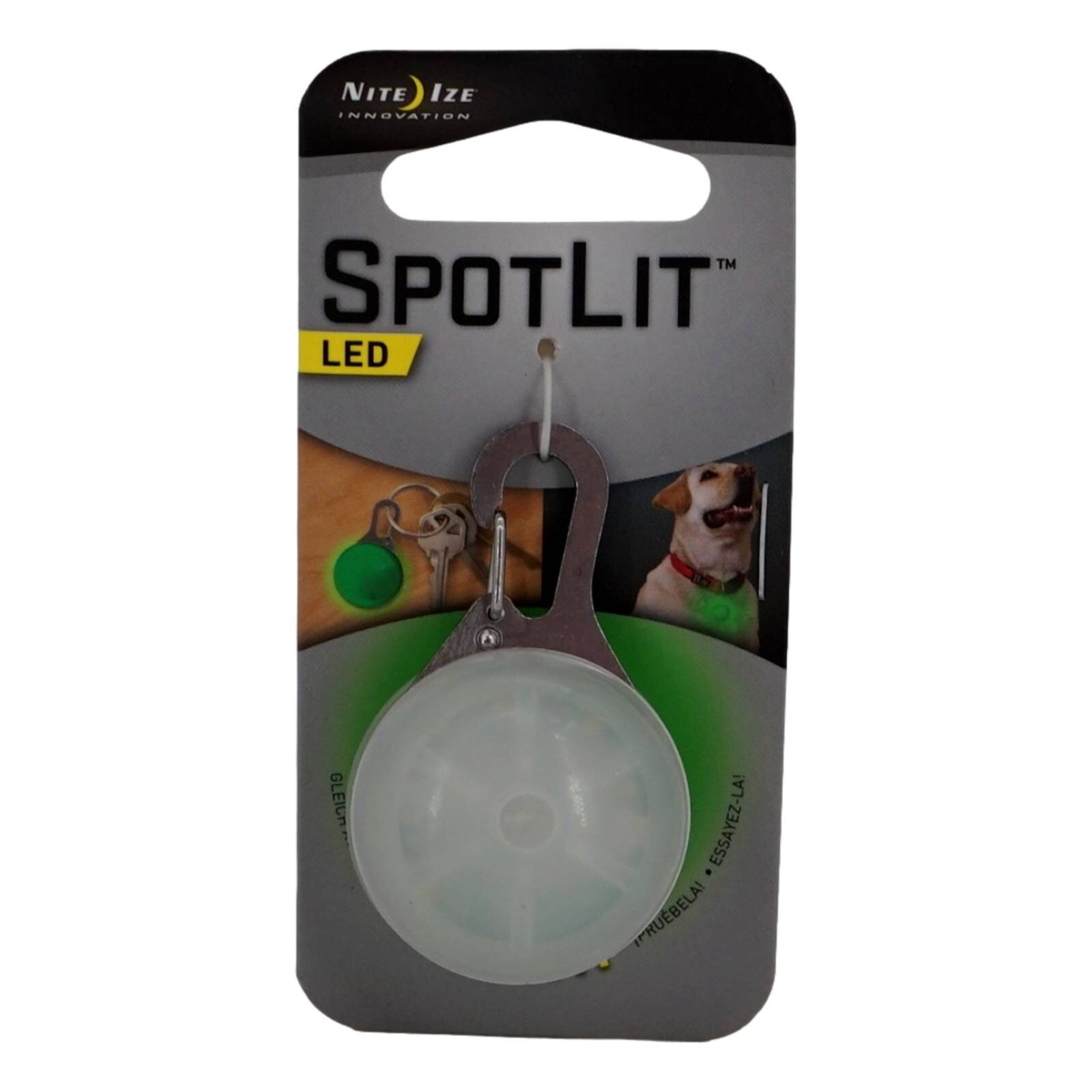 Nite Ize Unisex Spotlit Led Lighting Green Safety Light Glow Pet Locator