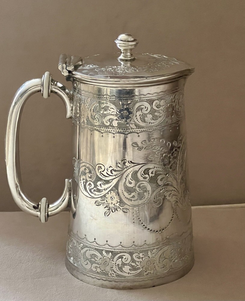 Silver Plated Jug With Lid
