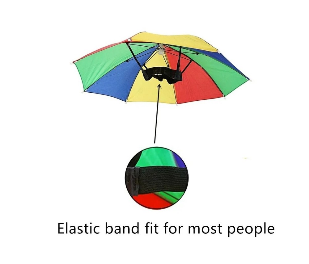 Umbrella Hat Sun Rain Folding Multifunction Adjustable Outdoor Headgear