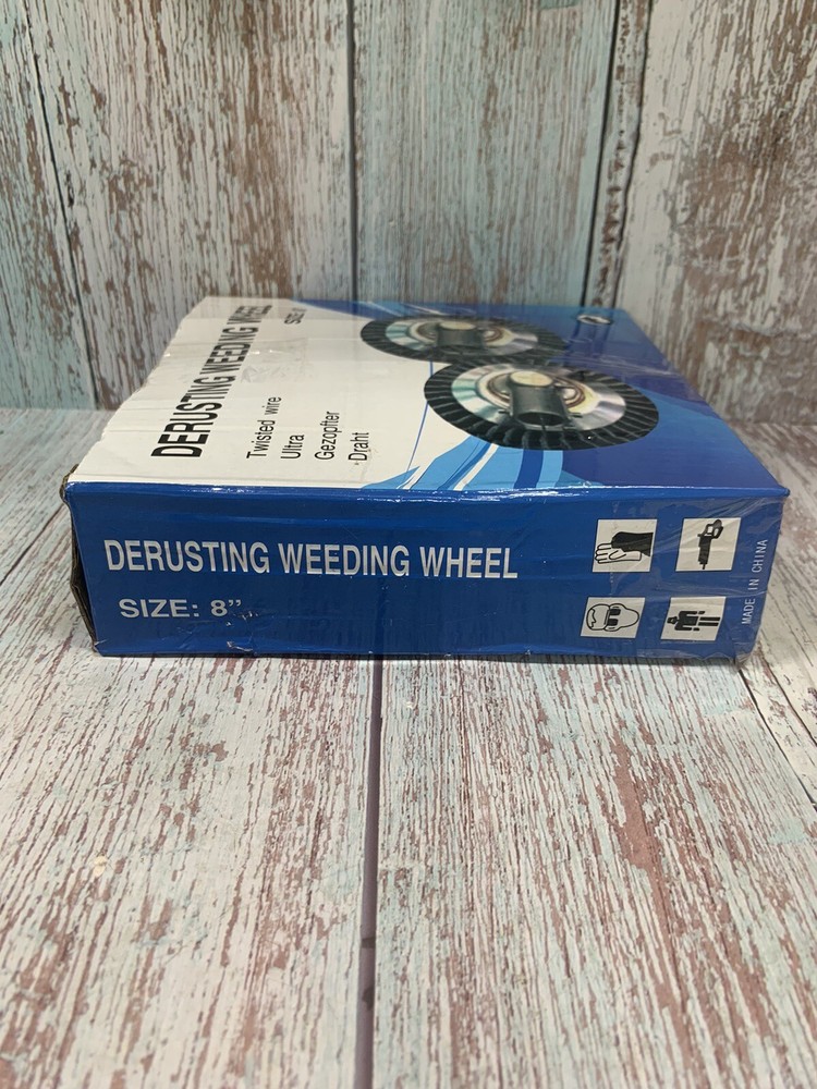 8 Inch Derusting Weeding Wheel Twisted Wire