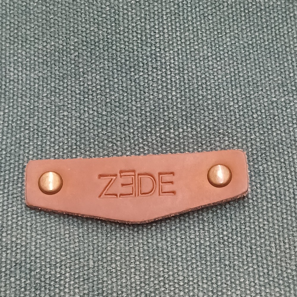 ZEDE Paris Station platform backpack Canvas Leather Designer