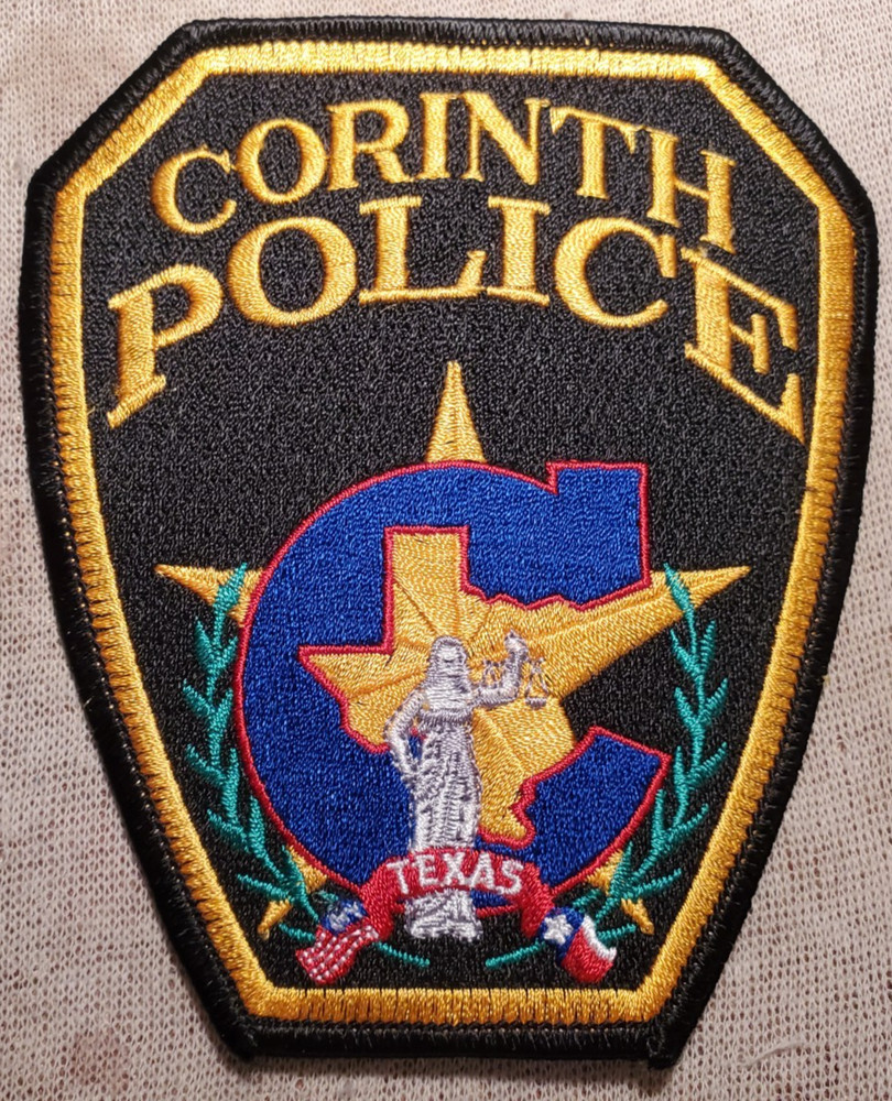 TX Corinth Texas Police Shoulder Patch