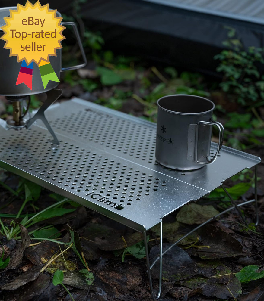 Mini Solo Folding Table Ultralight Compact for Backpacking Camping Hiking Beach