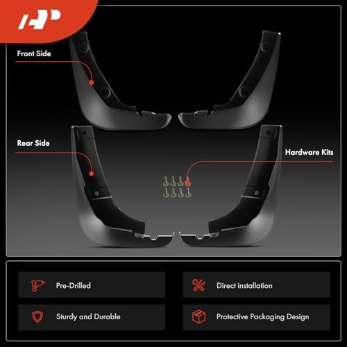 Set of 4PCS Mud Flaps Splash Guards Mudguards Mudflaps Compatible with Mazda