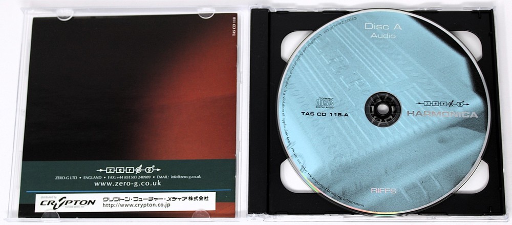 Zero-G Harmonica Sample/Sound Library/Sampling 2 CD ACID WAV EXS24 HALION Audio