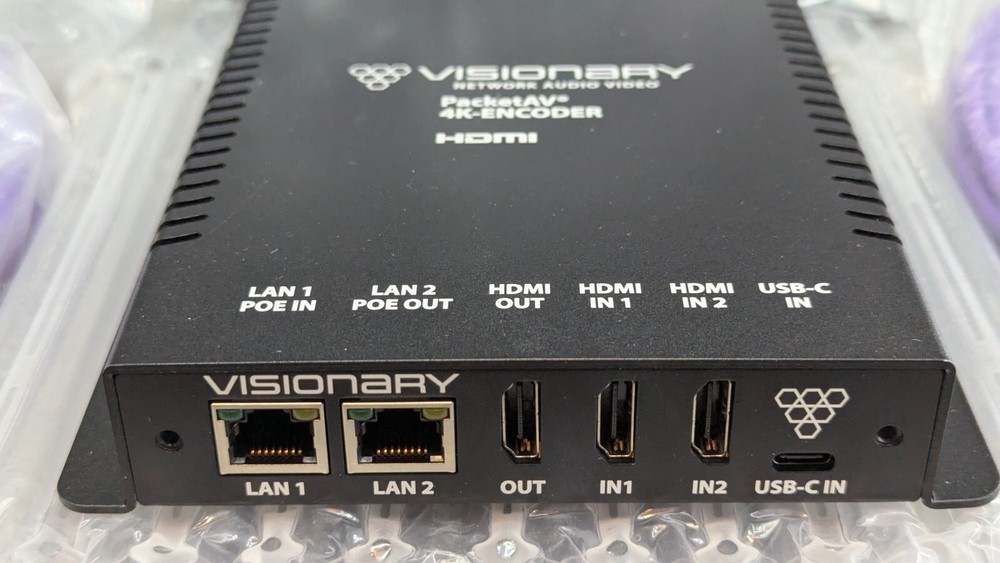 🔥New🔥 Visionary Solutions Network Audio Video PacketAV 4K-Encoder (DuetE-2)
