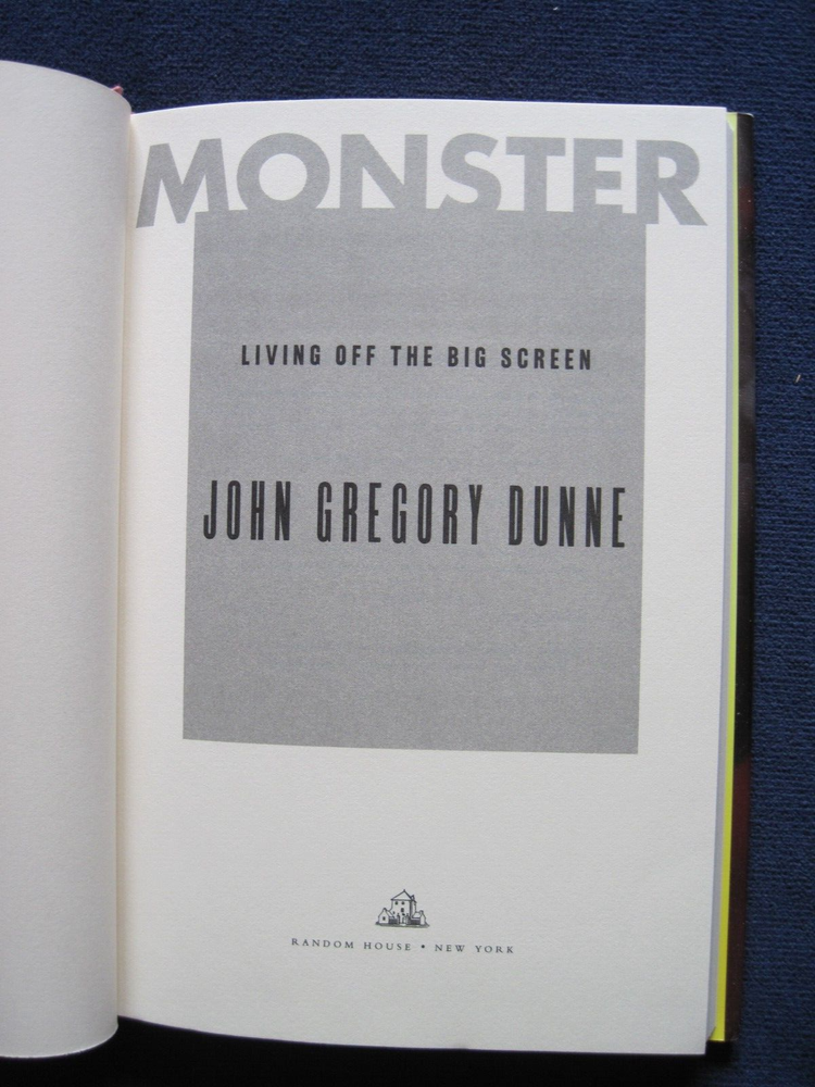 ORIGINAL SCRIPT for UP CLOSE & PERSONAL by JOAN DIDION & JOHN GREGORY DUNNE