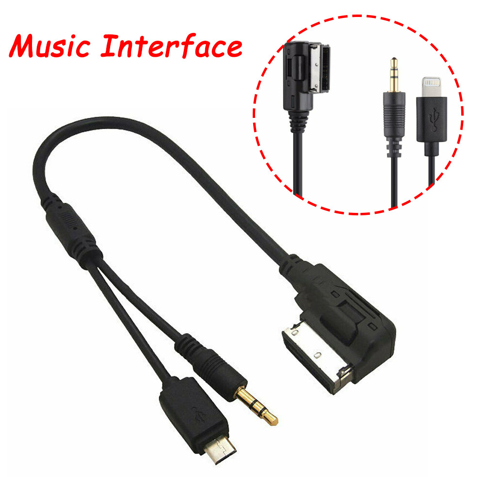 AMI Music Interface Connector USB Charger Aux Cable for iPhone For Mercedes Benz