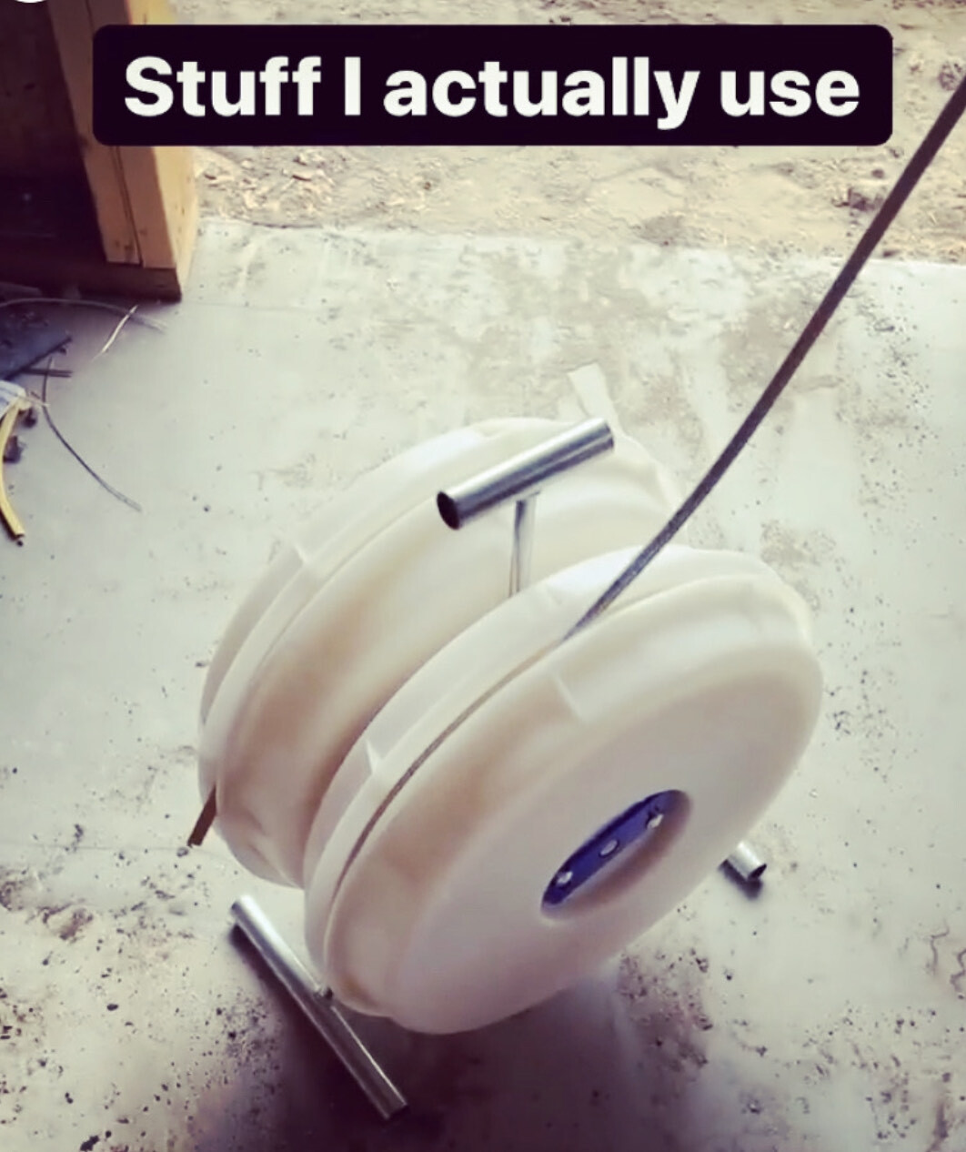 Wire Wheel® 415D NM cable dispenser - electric wire spinner - wire dispenser