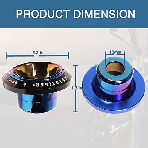 Motorcycle Frame Slider: Scooter Frame Sliders for Front Fork CNC Blue-Black