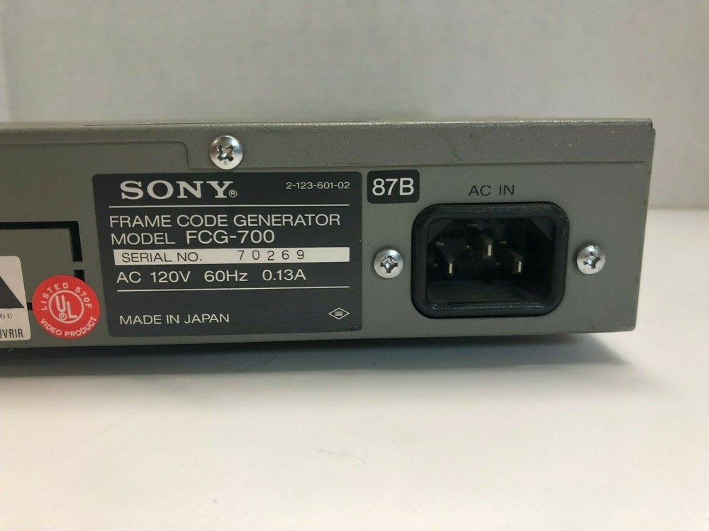 Sony Frame Code Generator FCG-700