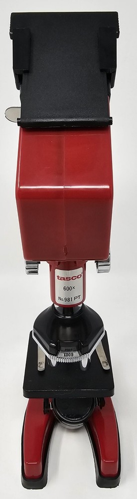 Vintage - 1984 Tasco 981PT Variable Power Microscope with Discovery Kit Slides