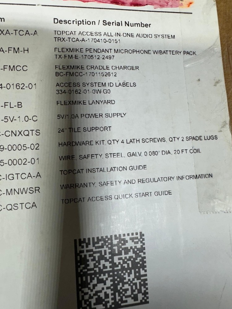 Topcat Access Lightspeed TCA Ceiling Speaker All In One Audio System