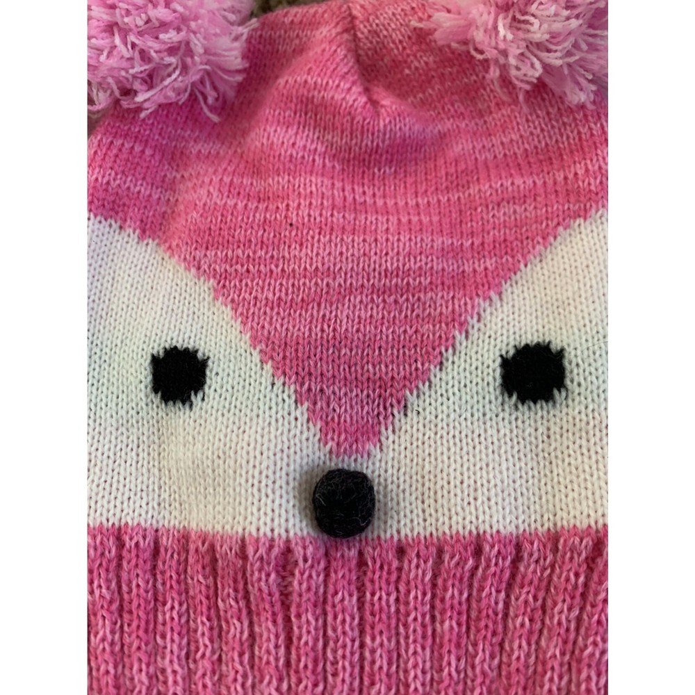 Foxy Pom Beanie Size 2-3yr