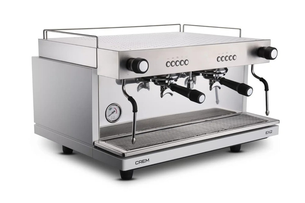 EXPOBAR CREM EX2 2 GROUP ESPRESSO COFFEE MACHINE BRAND NEW WHITE COMMERCIAL CAFE