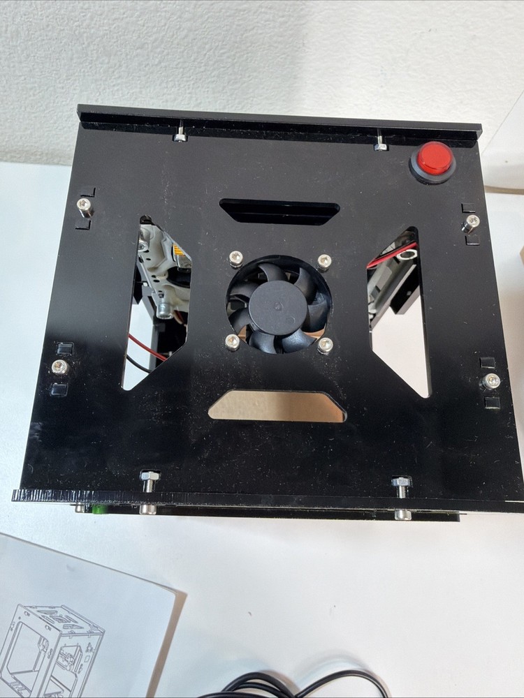 Small Laser Engraving Machine 6x8 IN With Some Testing Samples