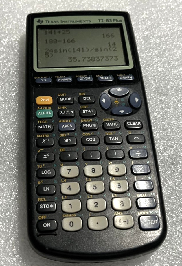 Texas Instruments TI-83 Plus Black Graphing Calculator