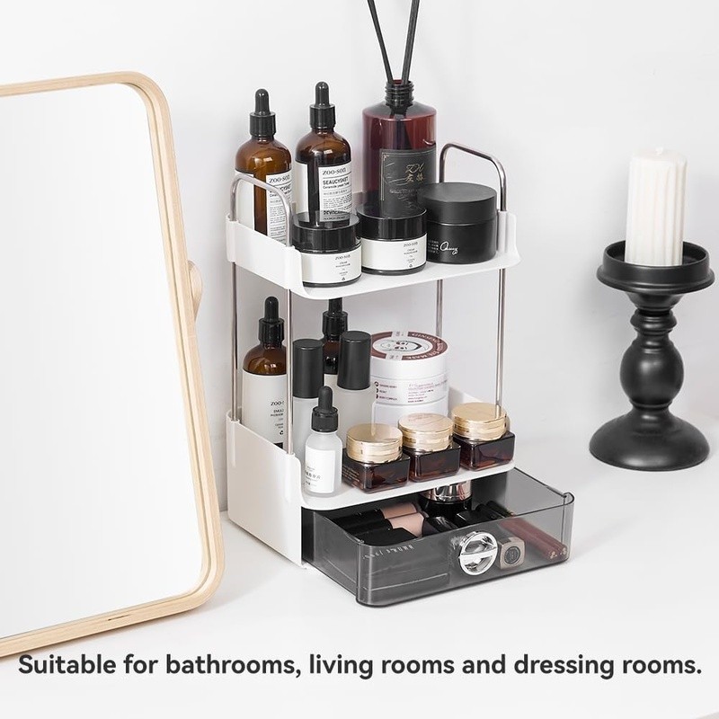Durable Makeup Organizer Efficient Storage & Easy Access to Skincare Essentials