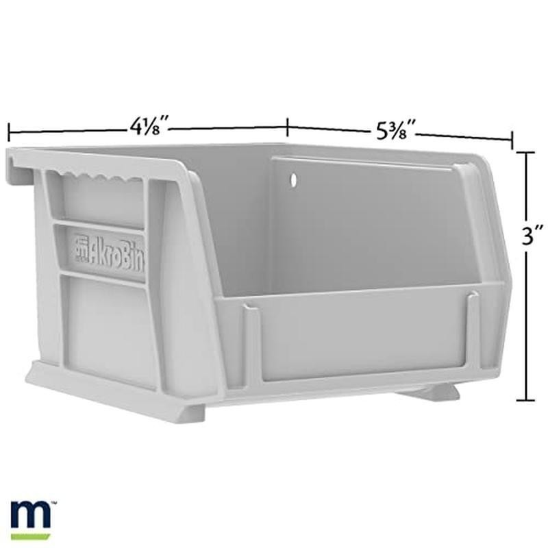 24-Pack Stackable Storage Bins Garage Organization Craft Storage Multi-Purpose